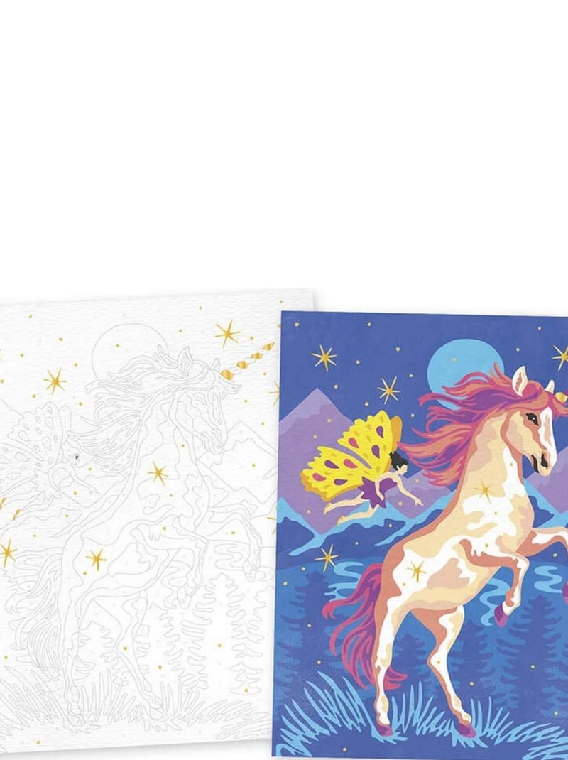 Peinture Au Numéro : Licornes N/A - Kiabi