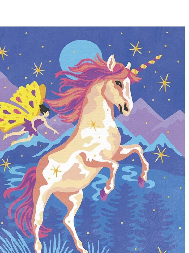 Peinture Au Numéro : Licornes N/A - Kiabi