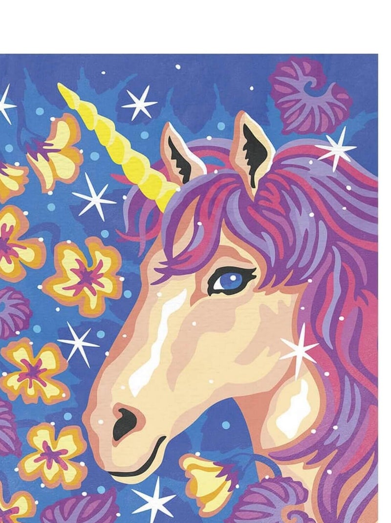 Peinture Au Numéro : Licornes N/A - Kiabi