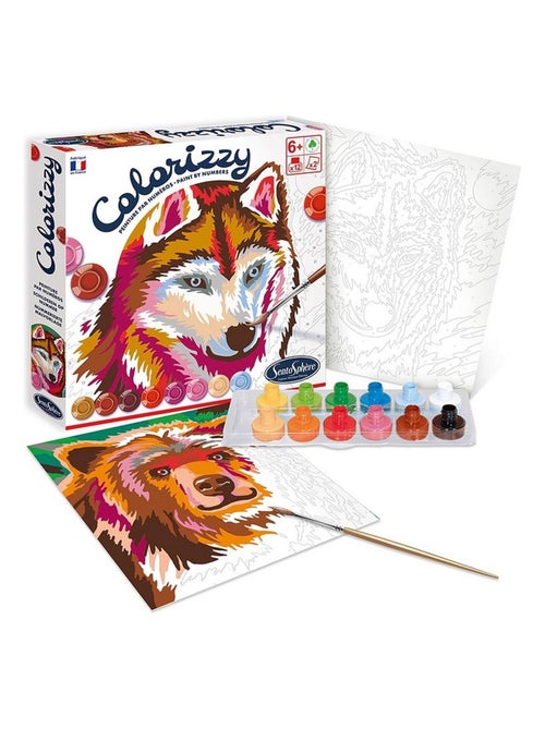 Peinture colorizzy : Animaux de la forêt - Kiabi