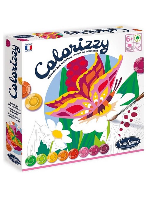 Peinture colorizzy : Les papillons - Kiabi