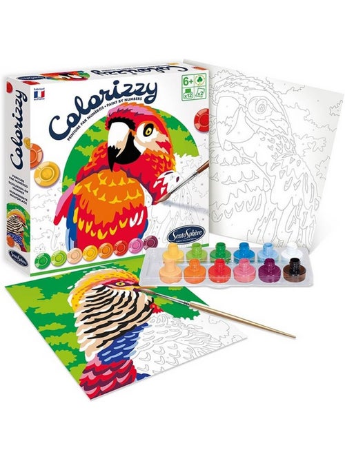 Peinture Colorizzy : Oiseaux - Kiabi