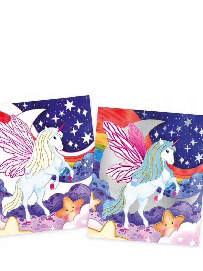 Peinture Nacrée et 3D Licorne N/A - Kiabi
