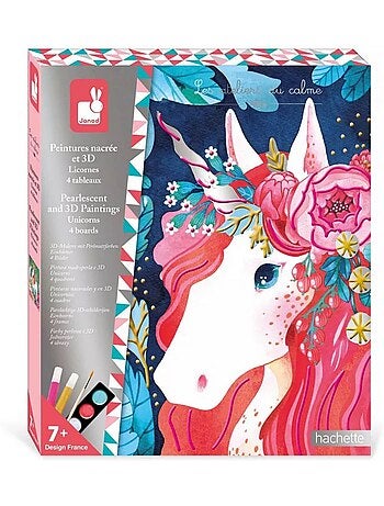Peinture Nacrée et 3D Licorne