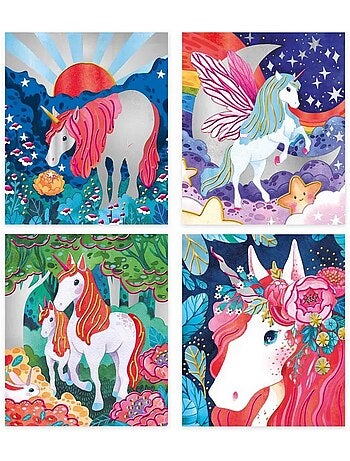 Peinture Nacrée et 3D Licorne