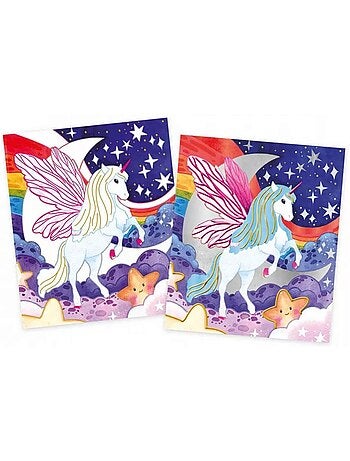 Peinture Nacrée et 3D Licorne