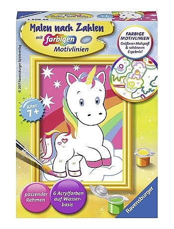 Peinture par numéros - Douce licorne