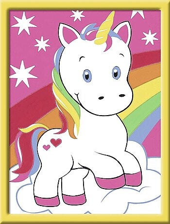 Peinture par numéros - Douce licorne