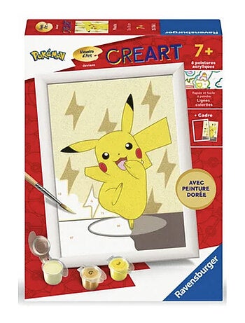Peinture par numeros - Pokemon - Creart - 'Ravensburger'