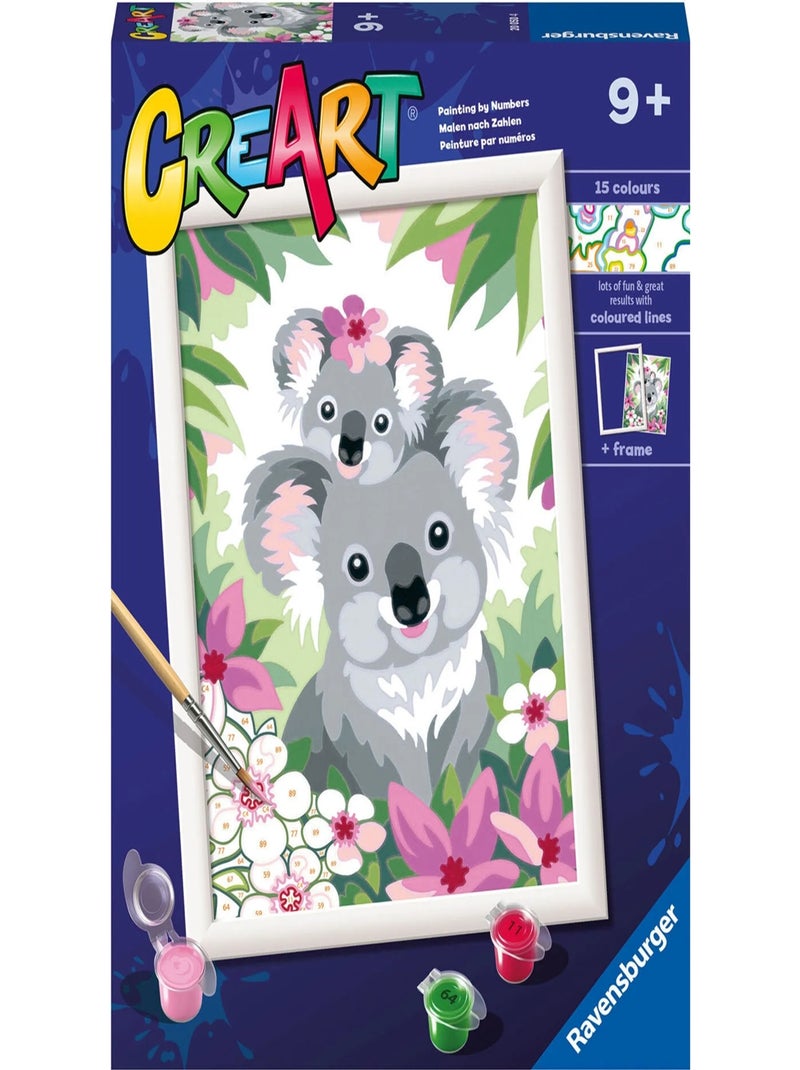 Peinture par numéros Maman Koala et bébé N/A - Kiabi