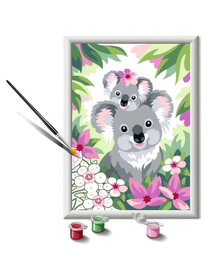 Peinture par numéros Maman Koala et bébé N/A - Kiabi