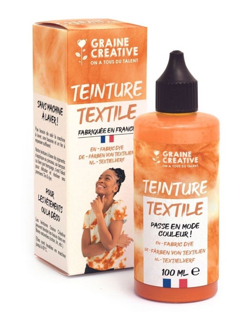 Peinture pour textile 100 ml effet tie and die - - Graine Créative - Kiabi