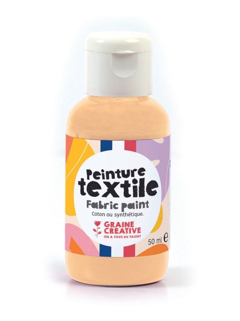 Peinture pour textile 50 ml - beige - Graine Créative Beige - Kiabi