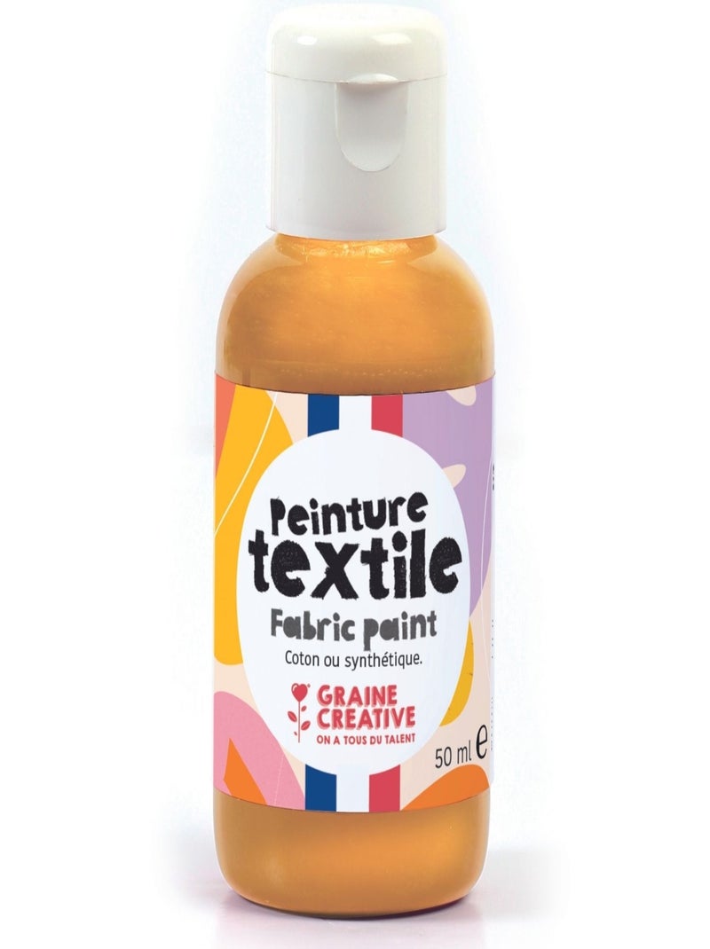Peinture pour textile 50 ml - doré - Graine Créative Doré/or - Kiabi