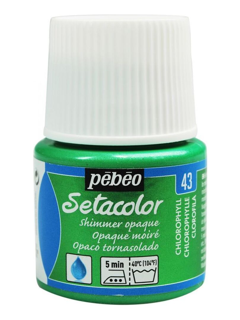 Peinture Textile Setacolor Opaque Effet M Tallique Chlorophylle Ml N A Kiabi