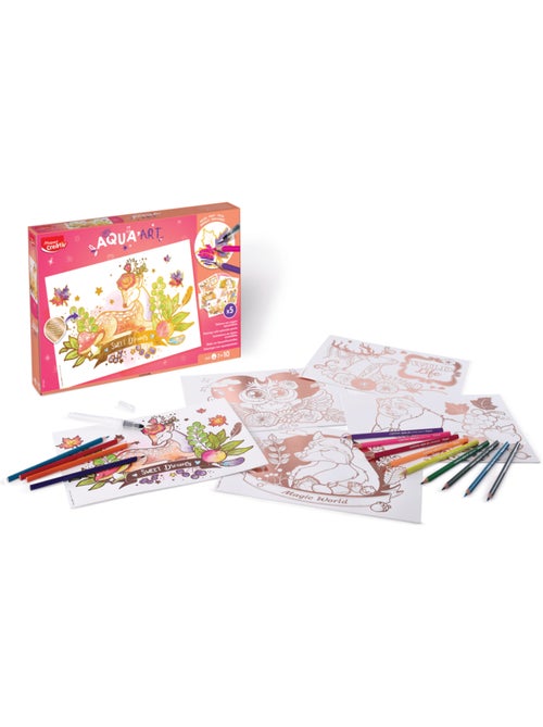 Peintures aquarelle animaux - Kiabi