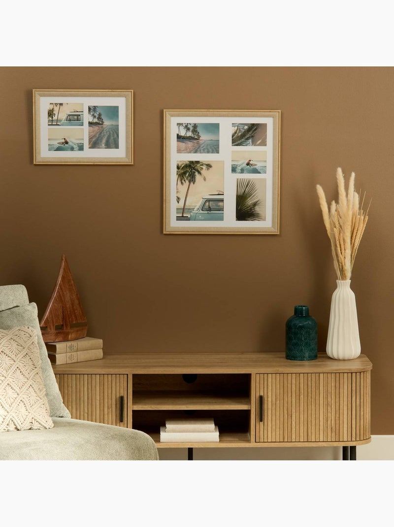 Pêle-mêle 3 photos effet bois tissé ZERA Beige - Kiabi