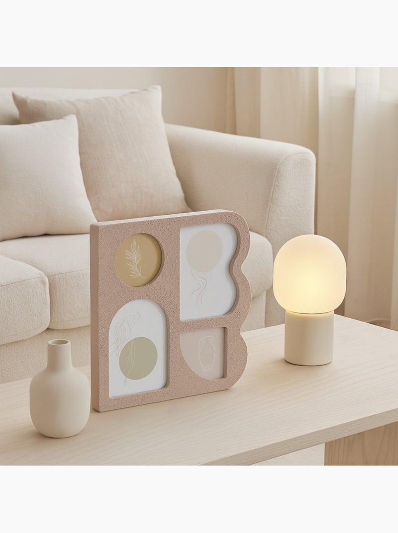 Pele mele 4 photos, effet matière - AFIBEL Bois naturel - Kiabi