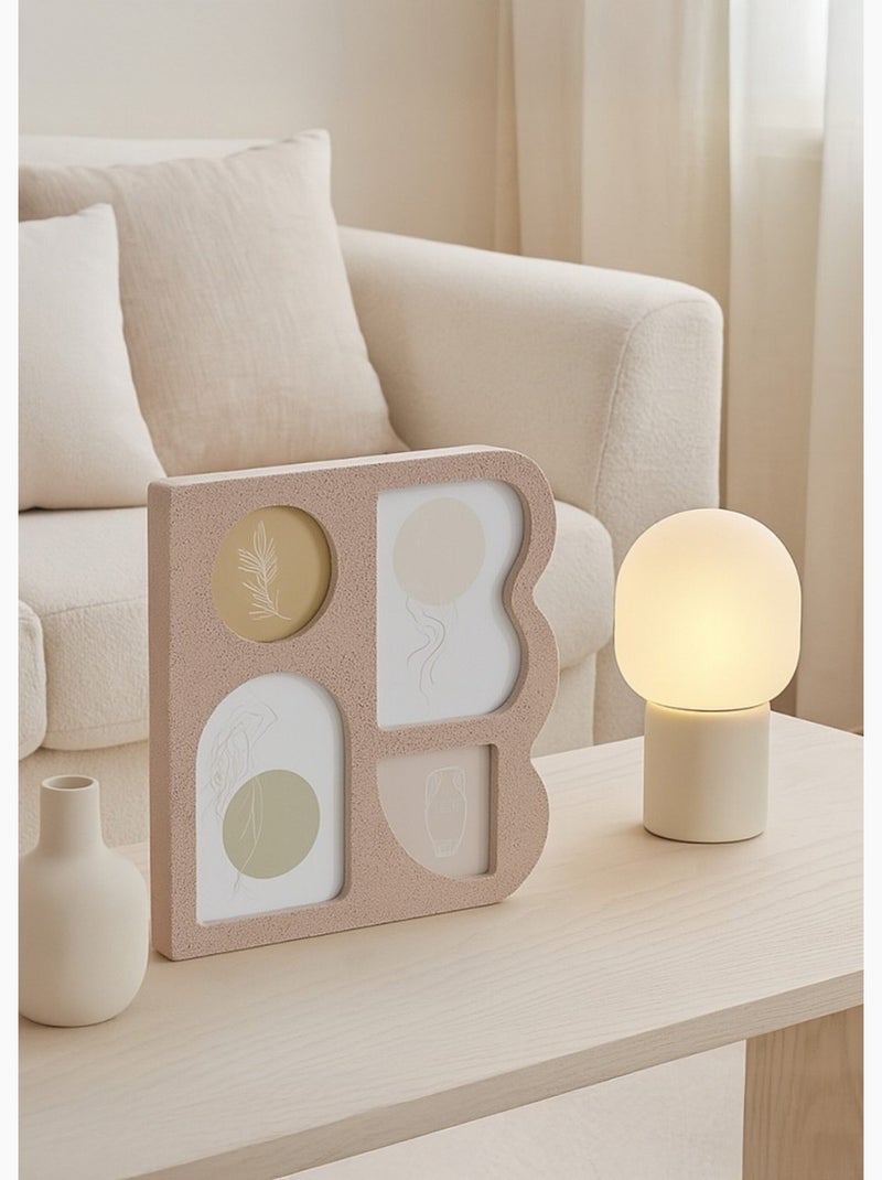 Pele mele 4 photos, effet matière - AFIBEL Bois naturel - Kiabi