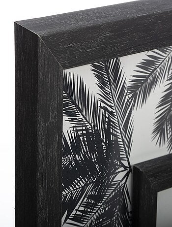 Pêle-mêle 6 photos en relief imprimé Palmier