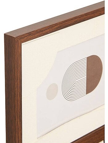 Pêle mêle carré bois, 4 cadres photos - Atmosphera