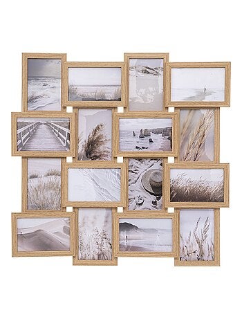 Pêle-mêle en MDF 16 photos effet nature