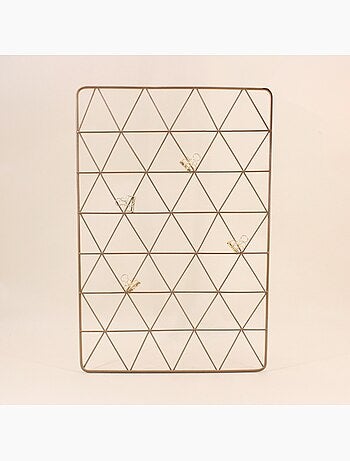 Pêle-mêle en métal doré 40x50cm