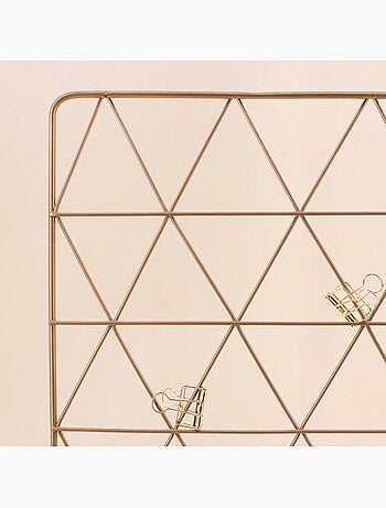 Pêle-mêle en métal doré 40x50cm