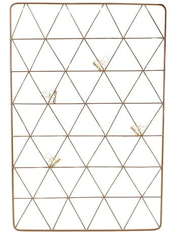 Pêle-mêle en métal doré 40x50cm