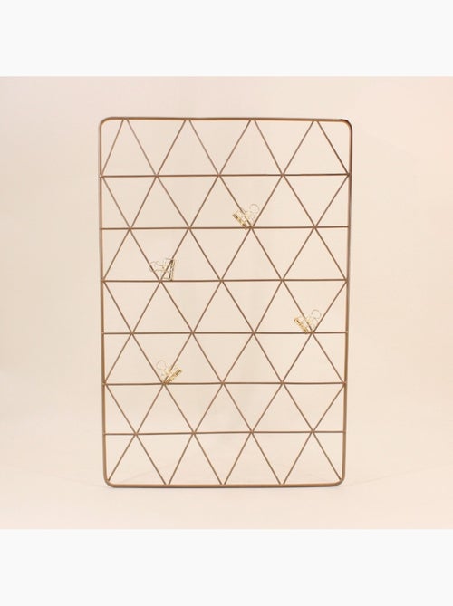 Pêle-mêle en métal doré 40x50cm - Kiabi