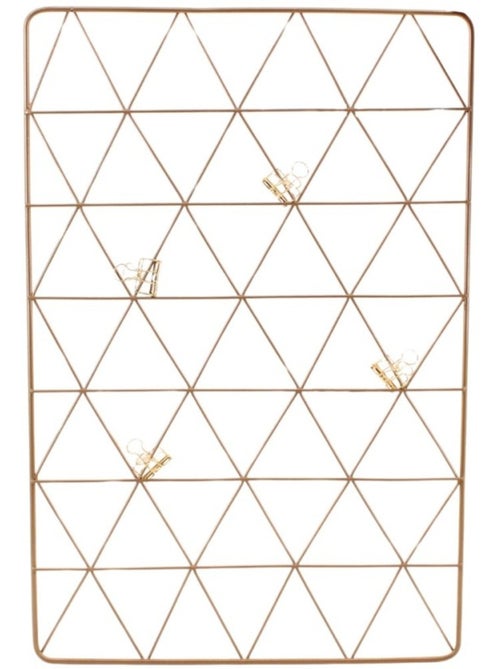 Pêle-mêle en métal doré 40x50cm - Kiabi