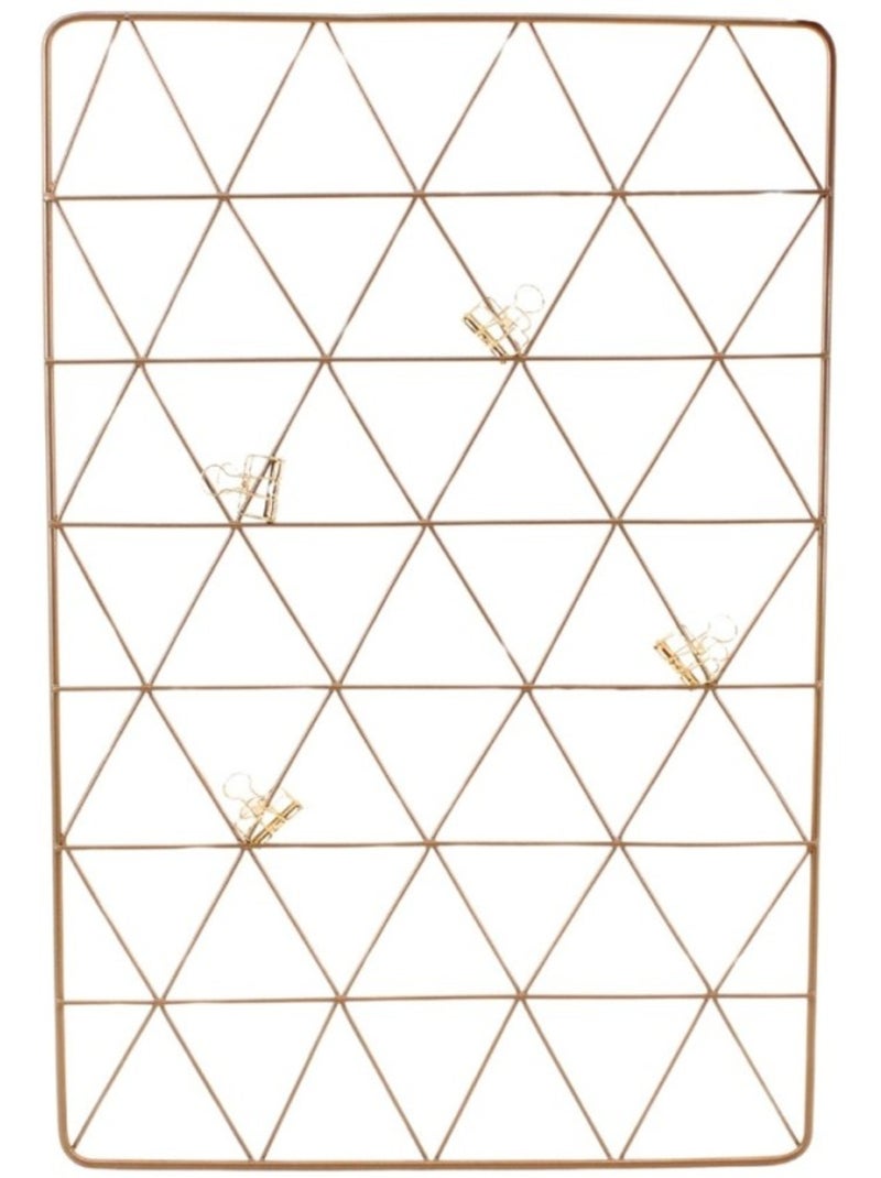 Pêle-mêle en métal doré 40x50cm Doré - Kiabi