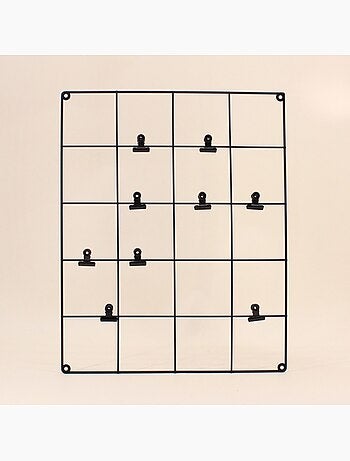 Pêle-mêle en métal noir 50x40cm