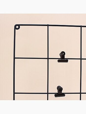 Pêle-mêle en métal noir 50x40cm