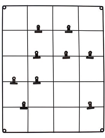 Pêle-mêle en métal noir 50x40cm