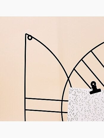 Pêle-mêle en métal noir 60x40cm