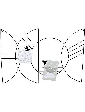 Pêle-mêle en métal noir 60x40cm