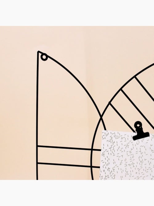 Pêle-mêle en métal noir 60x40cm - Kiabi