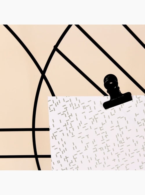 Pêle-mêle en métal noir 60x40cm - Kiabi