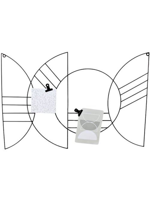 Pêle-mêle en métal noir 60x40cm - Kiabi
