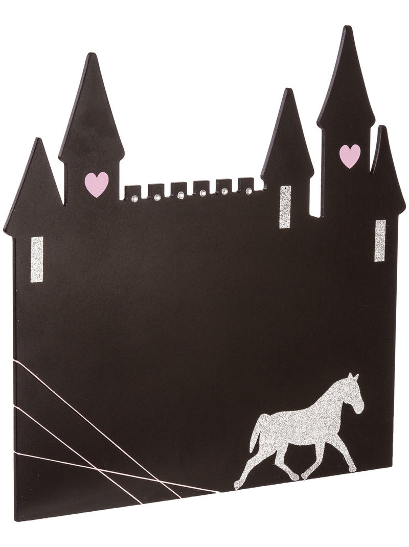 Pêle-mêle mural ardoise en forme de château Noir - Kiabi