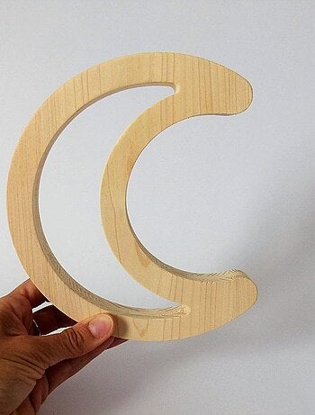 Pele Mele Photos Bois et Dentelle à faire soi même Kit Lune