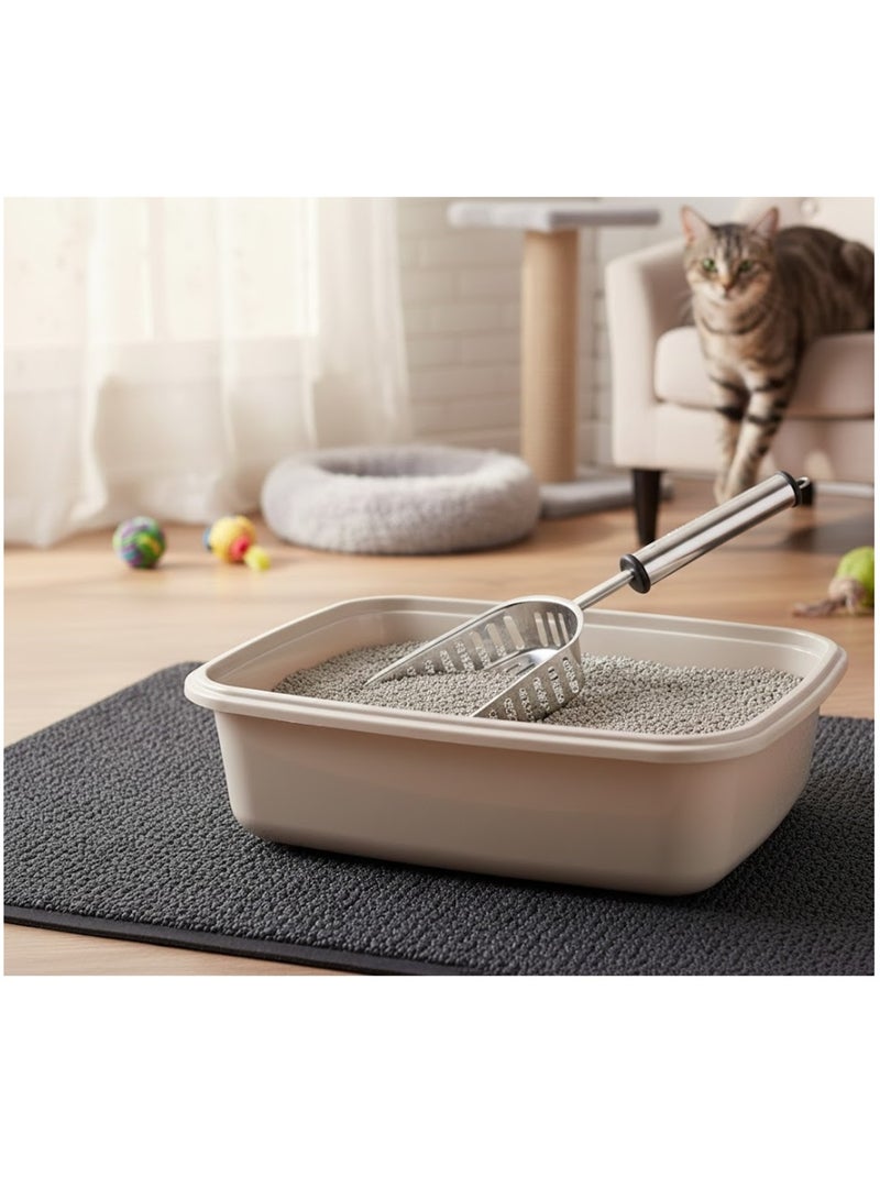 Pelle a litiere pour chat en acier inoxydable Ian Argent - Kiabi