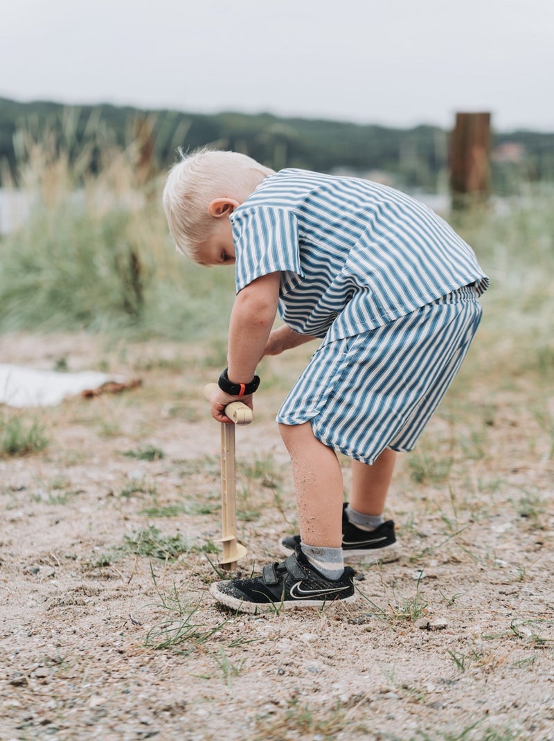 Pelle, râteau et foret à sable Vert - Kiabi