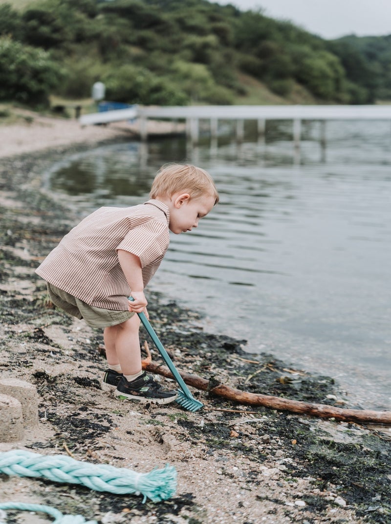 Pelle, râteau et foret à sable Vert - Kiabi
