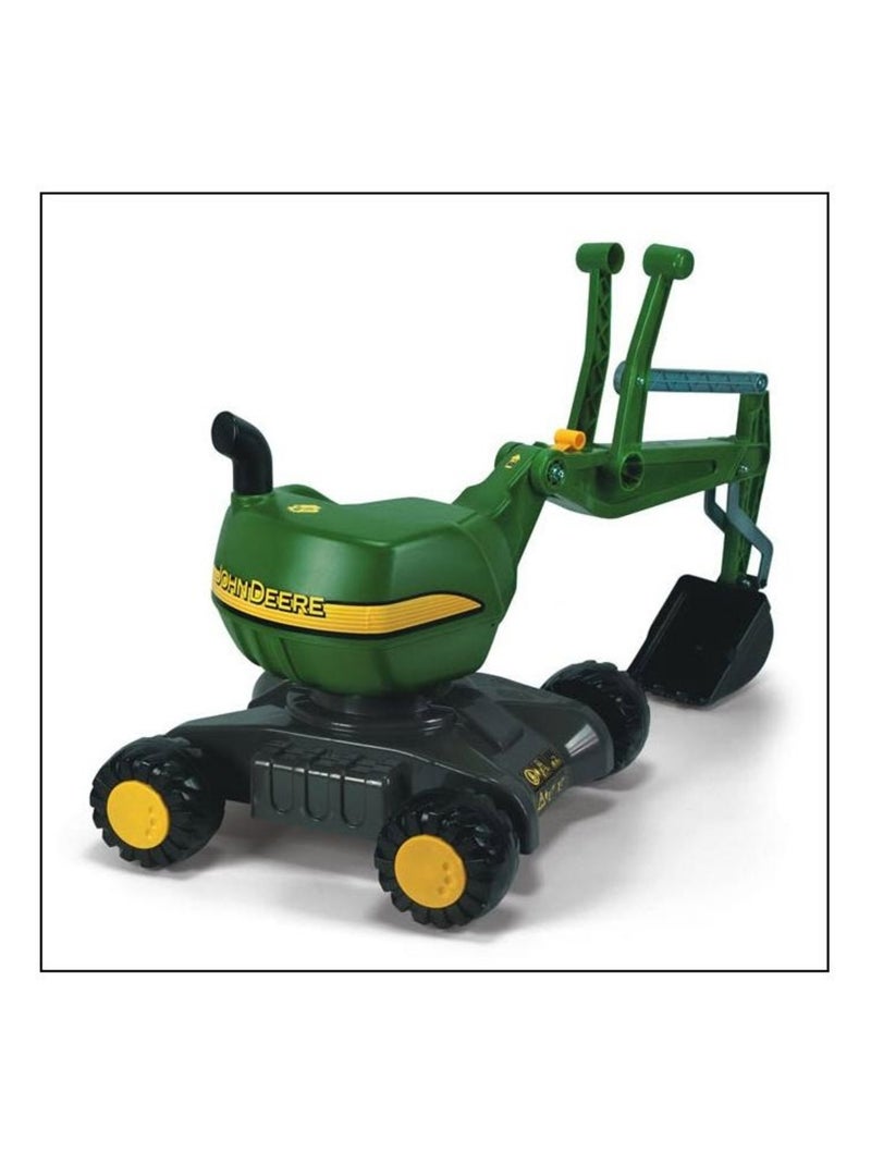 Pelleteuse excavatrice John Deere. Vert - Kiabi