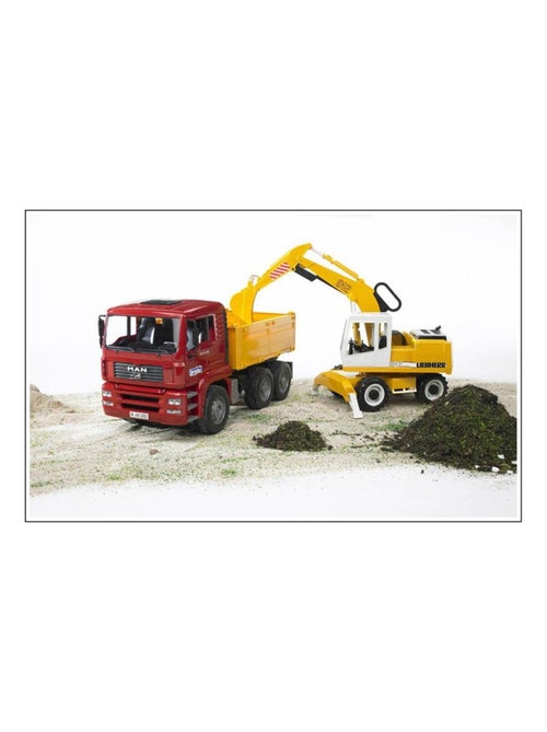 Pelleteuse Liebherr avec fonctions - Kiabi
