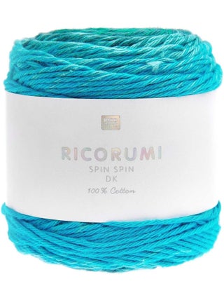 Pelote fil coton turquoise - ricorumi spin spin 50 - Rico Design