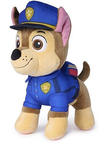 Peluche - chase - 25cm - search & rescue - la pat'patrouille