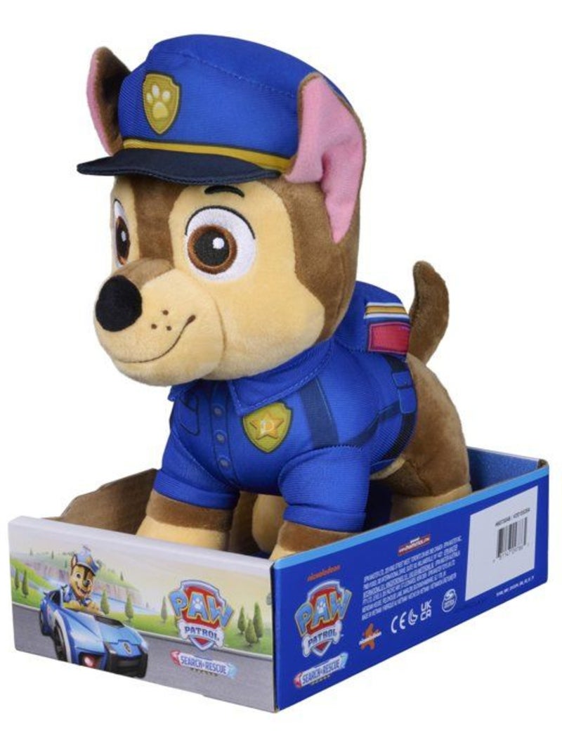 Peluche - chase - 25cm - search & rescue - la pat'patrouille Bleu - Kiabi